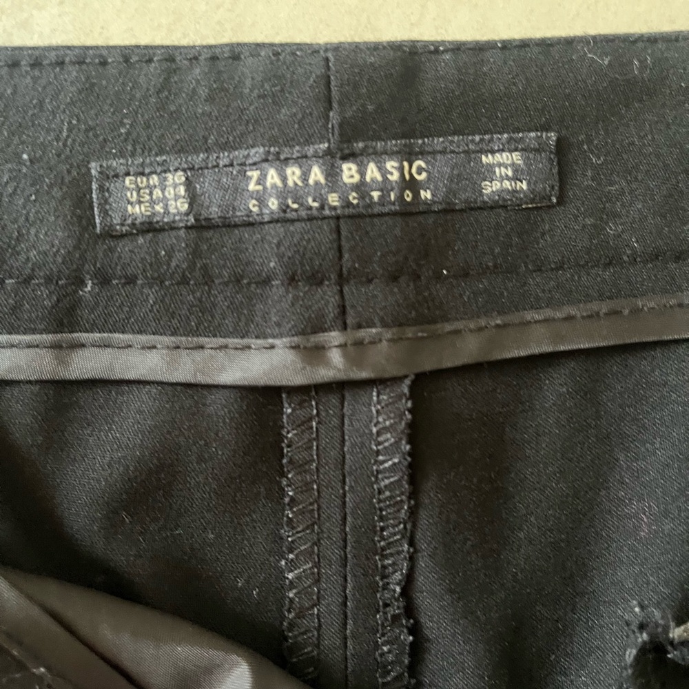 Zara Basic Black Trousers - image 2